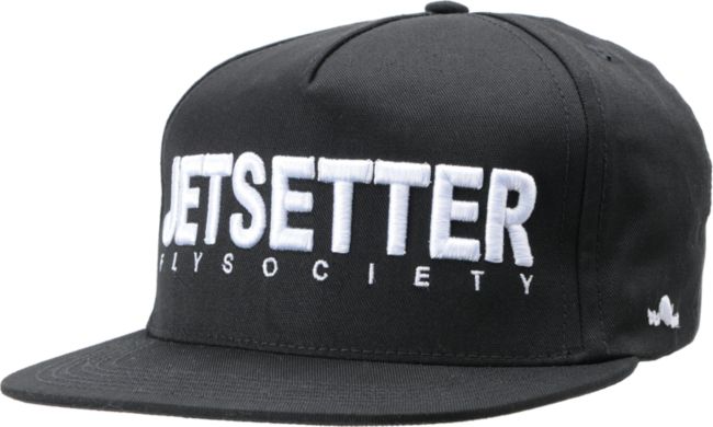 Fly Society Jetsetter Black Snapback Hat