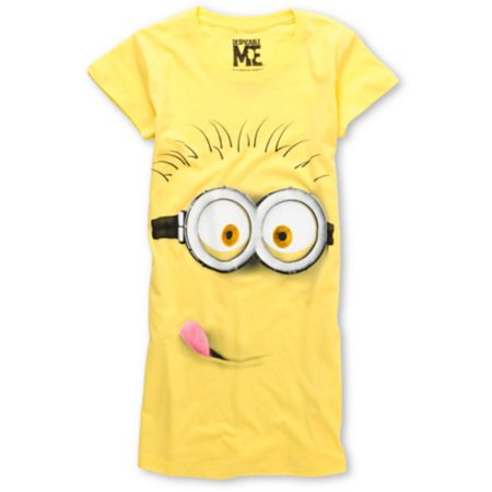 Bitter Sweet Girls Silly Minion Yellow Tee Shirt
