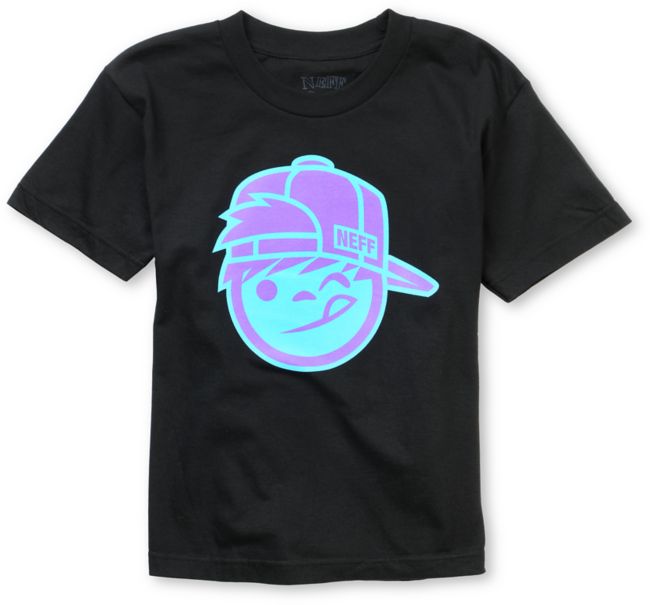 Neff Boys Kapp Black Tee Shirt