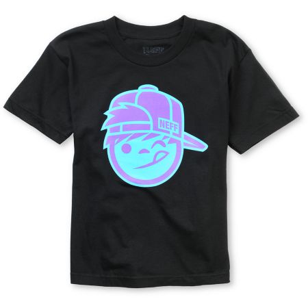 Neff Boys Kapp Black Tee Shirt