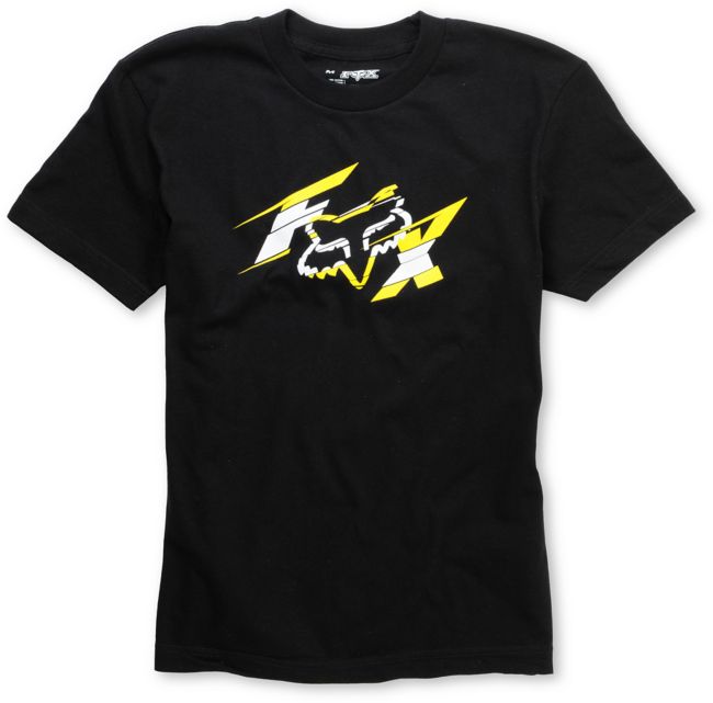 Fox Crazyhead Boys Black Tee Shirt