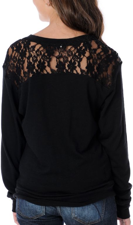 Fatal Charm Amelia Black Lace Top