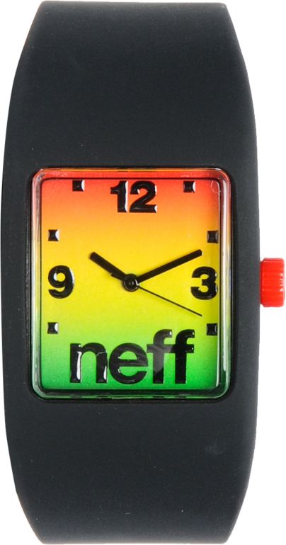 Neff Bandit Black Rasta Fade Wristband Analog Watch