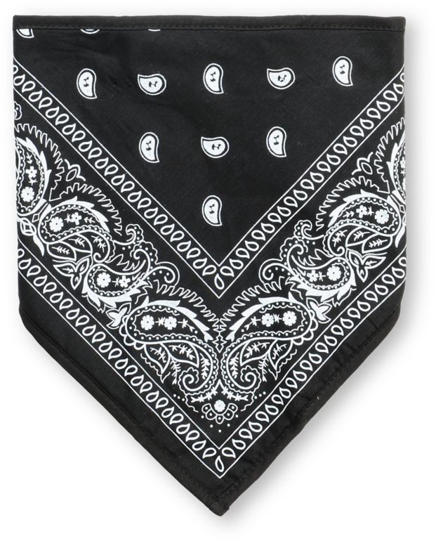 Empyre Denver Black Fleece Bandana Face Mask