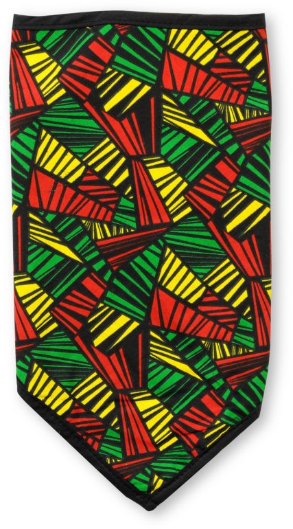 Empyre Seeing Eye Rasta Fleece-Lined Face Mask Bandana