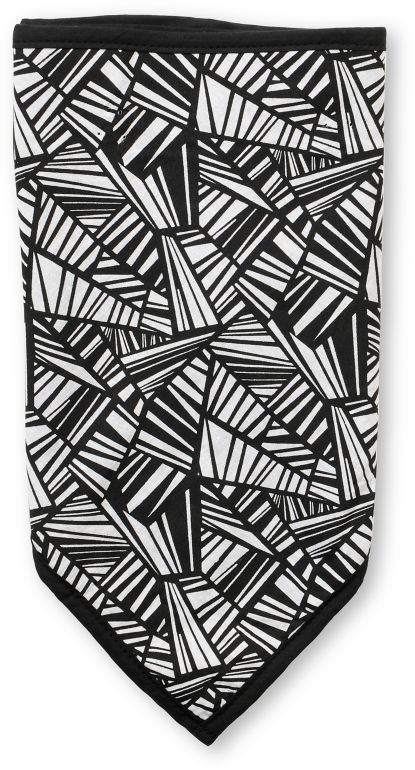 Empyre Blind Eye Black & White Fleece-Lined Face Mask Bandana