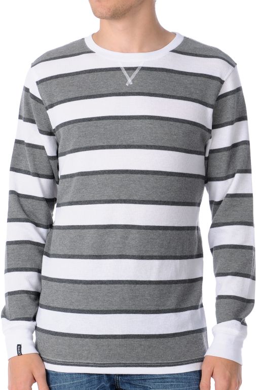 Empyre Torrid White & Grey Stripe Thermal