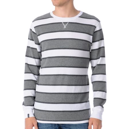 Empyre Torrid White & Grey Stripe Thermal
