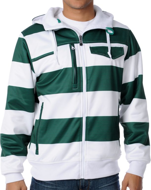 Empyre United White 2012 Sherpa Tech Fleece Hoodie