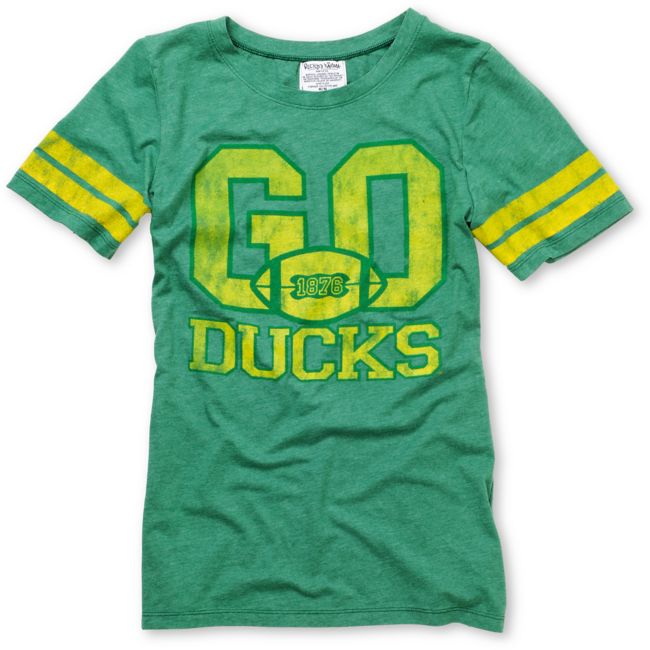 Oregon Ducks Crew Girls College Football Tee