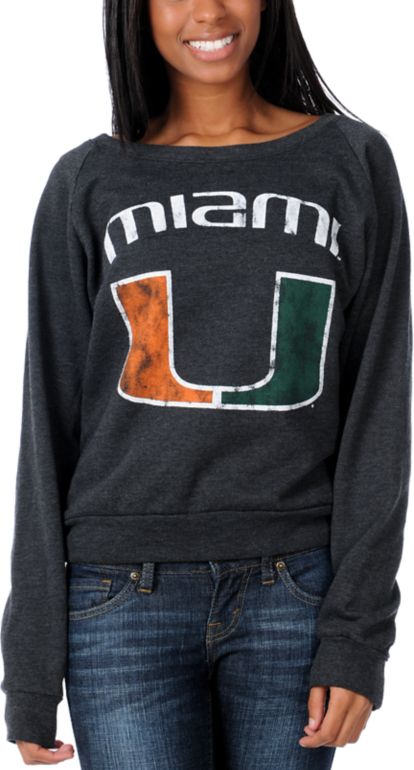 U Of Miami Hurricanes Girls College Football Sweatshirt