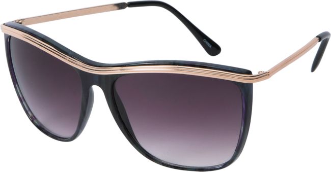 Jack Martin Co. Face Like Sunshine Stripe Sunglasses