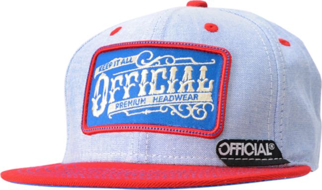 Official Workwear Red Snapback