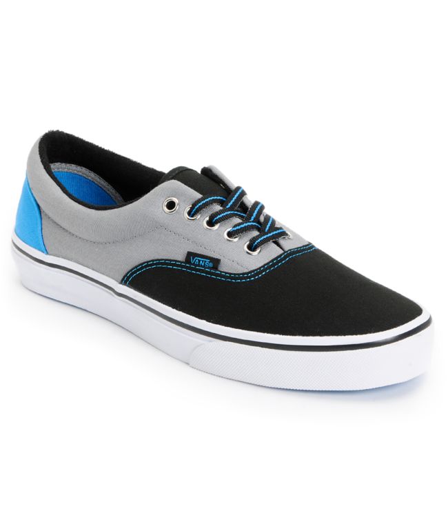 Vans Era Black & Frost Tri-Tone Canvas Skate Shoe