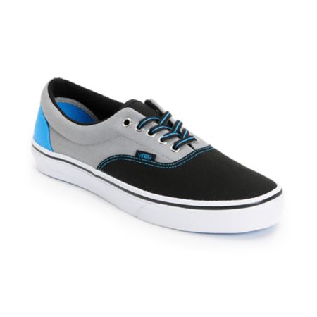 Vans Era Black & Frost Tri-Tone Canvas Skate Shoe