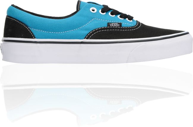 Vans Era Black & Turquoise Two-Tone Canvas Skate Shoe