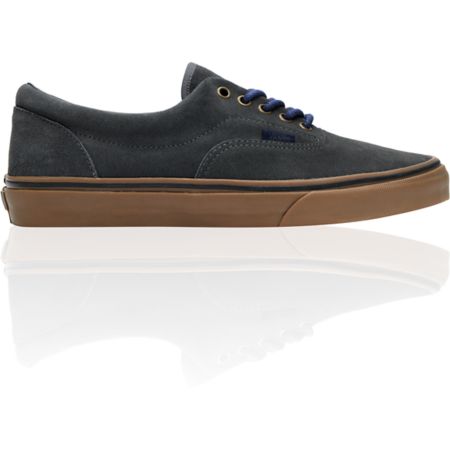 Vans Era Dark Shadow & Gum Suede Skate Shoe