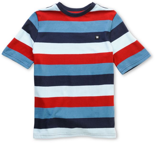 DC Highlight Boys Blue Knit Tee Shirt