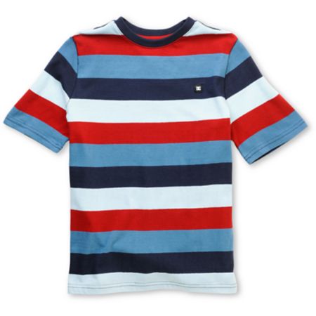 DC Highlight Boys Blue Knit Tee Shirt