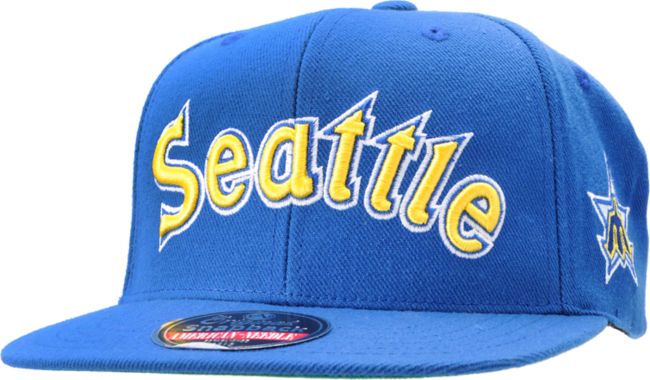 MLB American Needle Mariners 2ND Skin Blue Snapback Hat