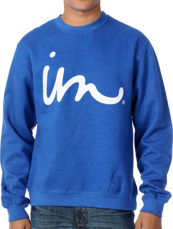Imperial Motion The Curser Blue Pullover Sweatshirt