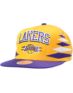 NBA Mitchell & Ness Lakers Diamond Yellow Snapback Hat