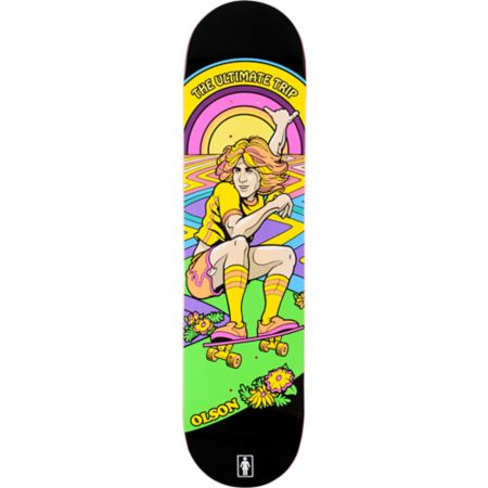 Girl Olson Blacklight 7.75" Skateboard Deck