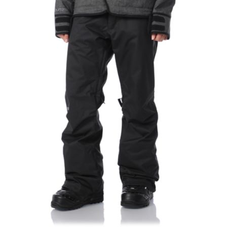 Burton Society 2012 Black 10K Girls Snowboard Pants