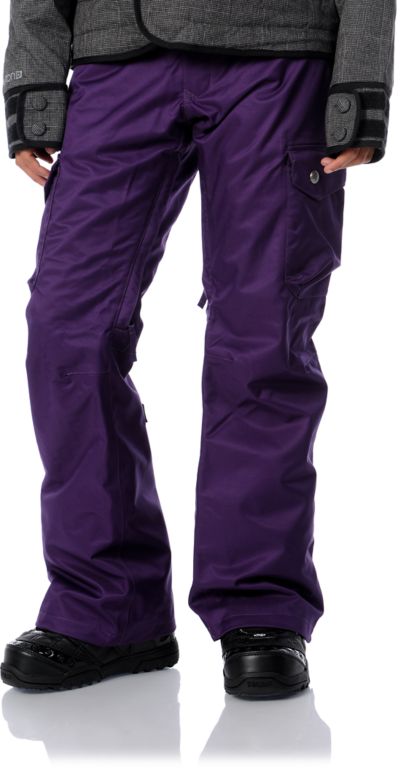 Burton Lucky 2012 Purple 10K Girls Snowboard Pants