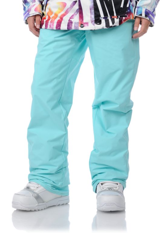 Volcom Girls Dame Heart Blue 10K 2011 Snowboard Pants