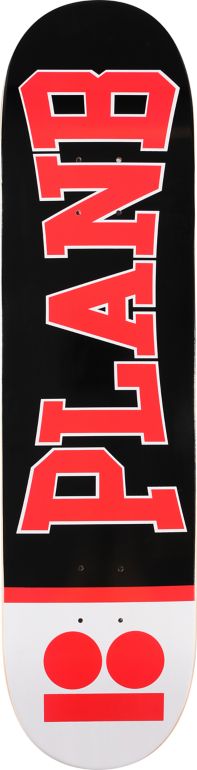 Plan B Boxer Red 8.0" Team Skateboard Deck