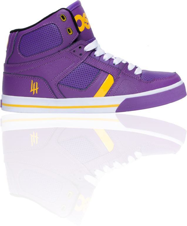 Osiris NYC 83 VLC Purple, Yellow & White Shoe