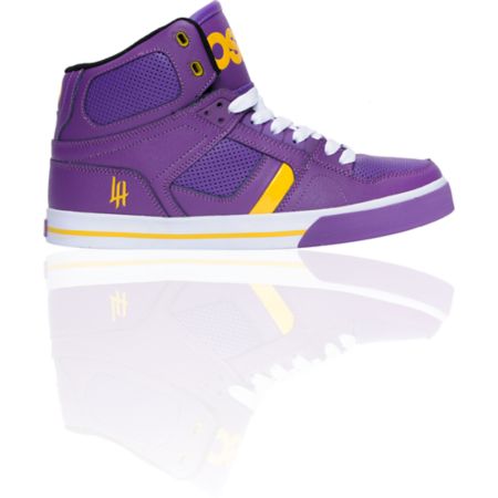 Osiris NYC  VLC Purple Yellow  White Shoe At Zumiez  PDP