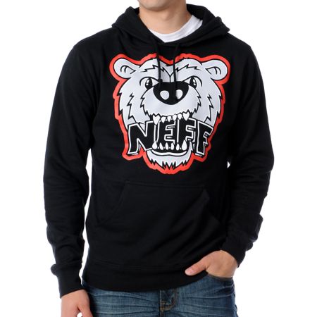 Neff Growly Black Pullover Hoodie