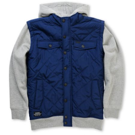 Empyre Boys Highland Navy Vest Hoodie