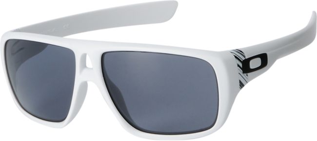 Oakley Dispatch Matte White & Grey Sunglasses