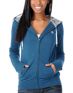 Element Girls Glover Teal Zip Up Hoodie