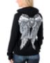 Metal Mulisha Girls Supreme Being Black Zip Up Hoodie