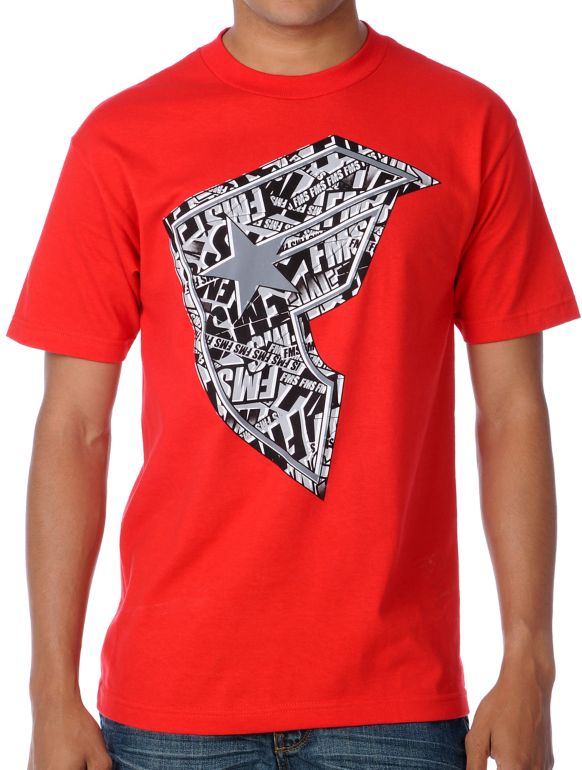 Famous Stars & Straps Break BOH Red Tee Shirt