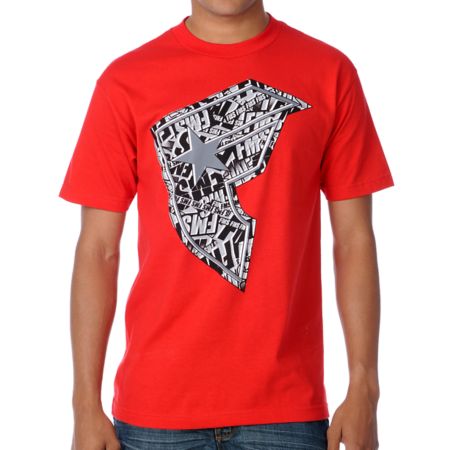 Famous Stars & Straps Break BOH Red Tee Shirt