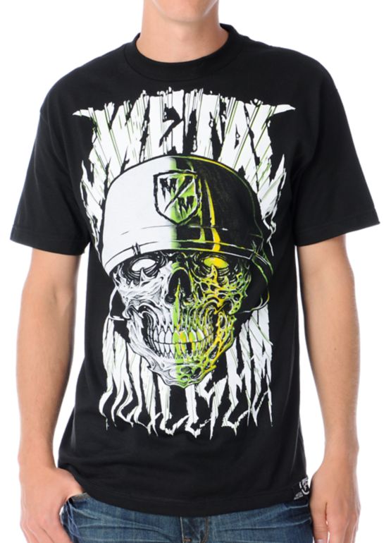 Metal Mulisha Guys Maimed Black Tee Shirt