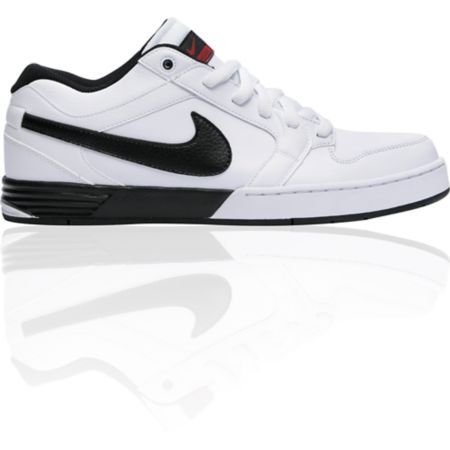 Nike 6.0 Zoom Mogan 3 Lunarlon White, Black & Red Shoe