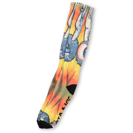 Stance x Celtek Trippin Yellow Snowboard Socks