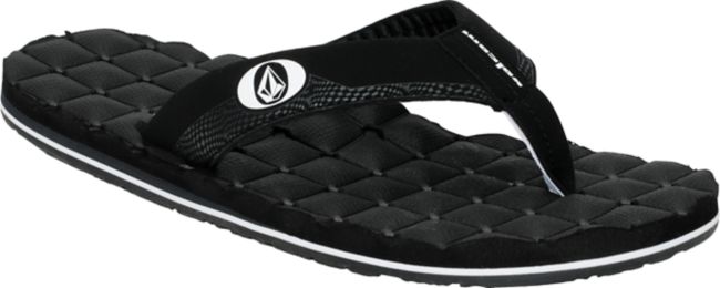 Volcom Recliner Creedler Black Sandals