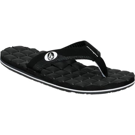Volcom Recliner Creedler Black Sandals