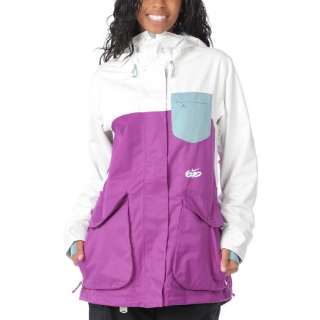 Nike 6.0 Kesak 2012 Berry 10K Girls Snowboard Jacket