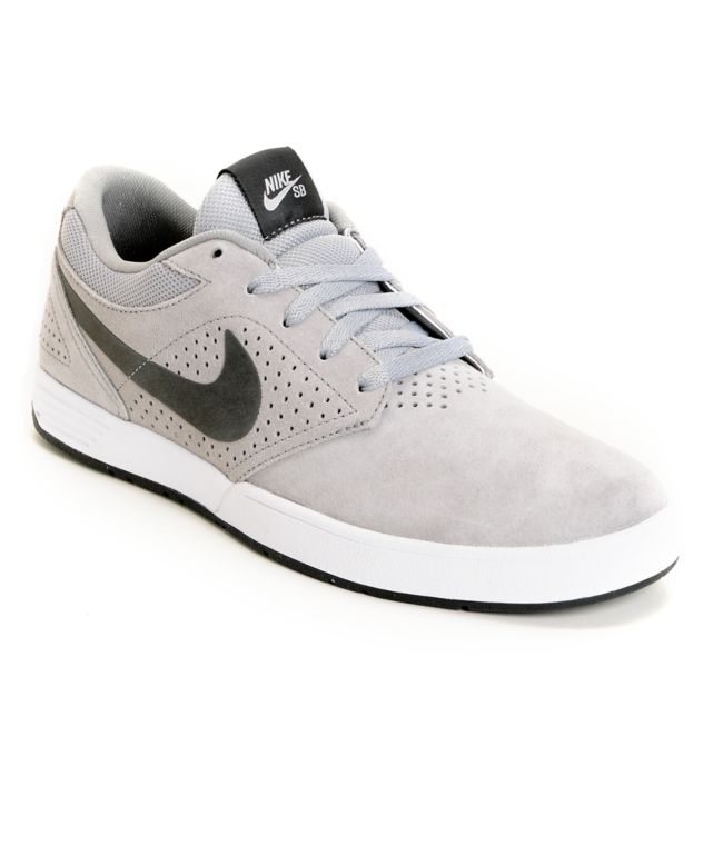 Nike SB P-Rod 5 Lunarlon Matte Silver, Black & Anthracite Skate Shoe