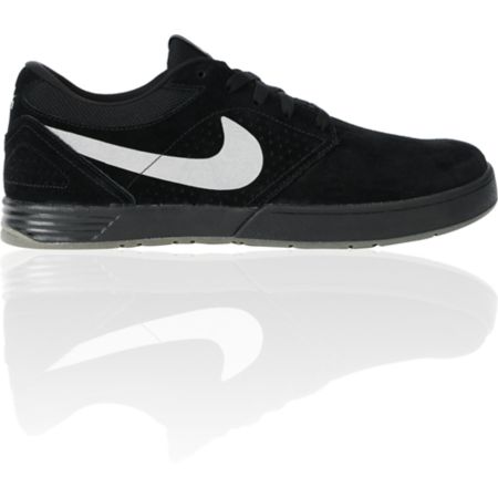 Nike SB P-Rod 5 Low Lunarlon Black, Silver & White Skate Shoe 