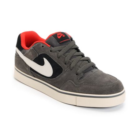 Nike SB P-Rod 2.5 Fog, Birch, & Black Suede Skate Shoe