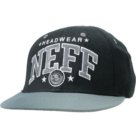 Neff Team Black & Grey Arch Snapback Hat